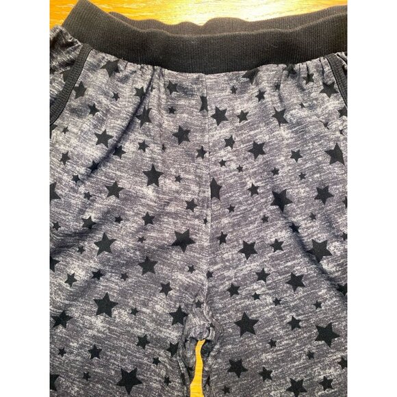Cozy Star-Patterned Jogger Pants With Elastic Waistband & Cuffs - Picture 2 of 5